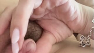 Nipple Sucking while Playing with my HUGE Clit